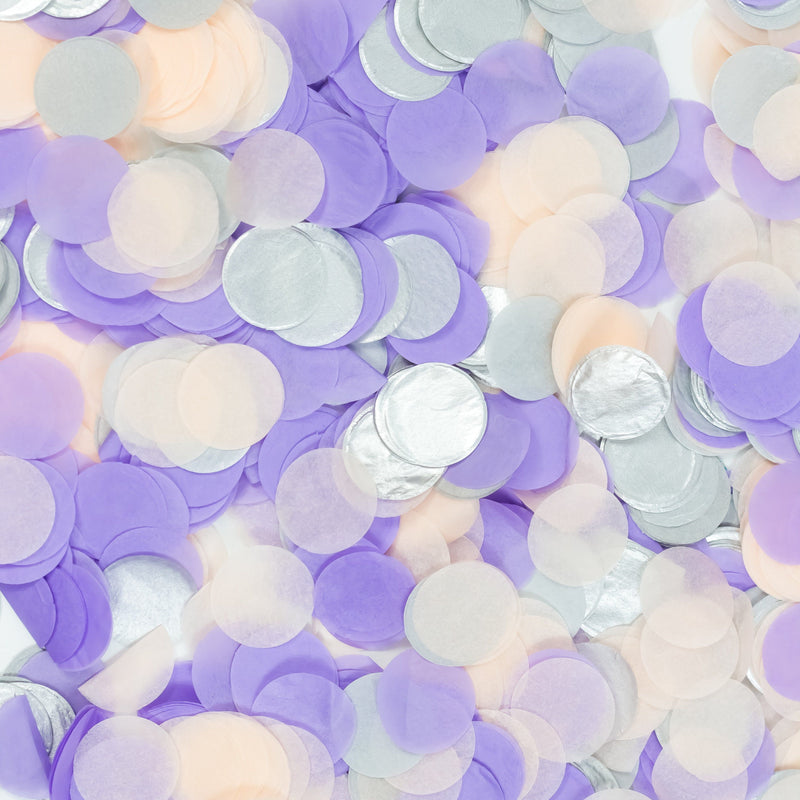 36” Lilac Dream Confetti Balloon, Decorative Balloons, Jamboree 