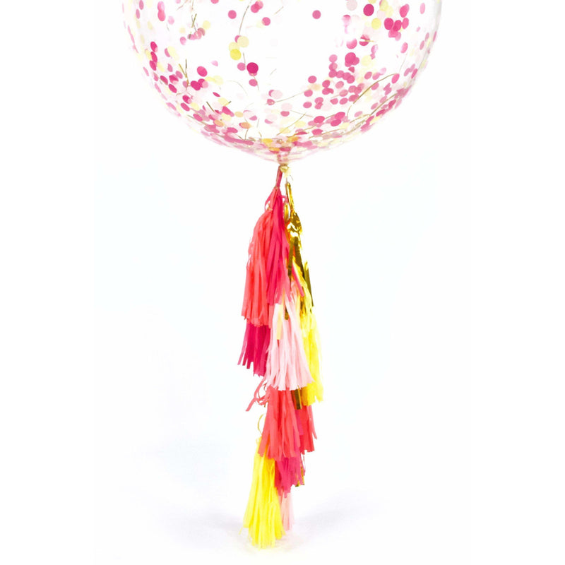 36” Mai Tai Confetti Balloon, Decorative Balloons, Jamboree 