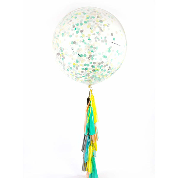 36” Sherbert Confetti Balloon, Decorative Balloons, Jamboree 
