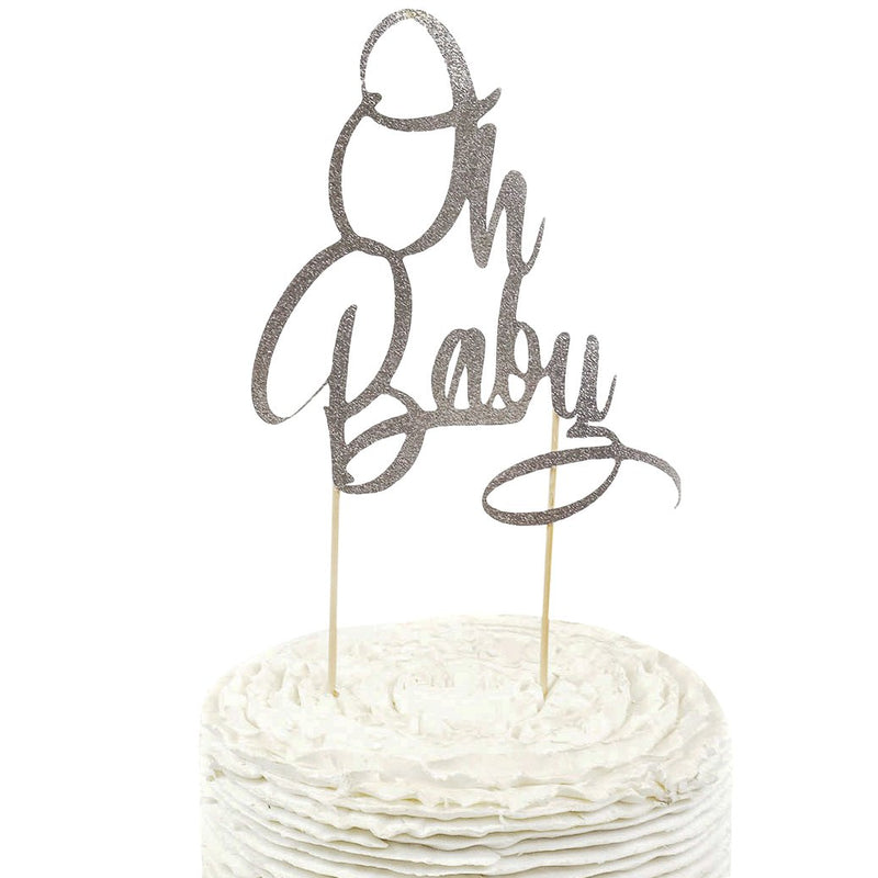 Fairy Silhouette with Custom Age and Name - Cake Topper