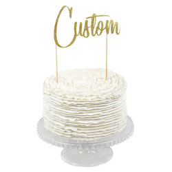 Gold Custom Cake Topper, Cake & Cupcake Toppers, Jamboree 