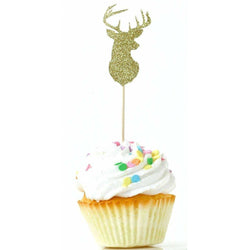 Buck Gold Glitter Cupcake Toppers, Cake & Cupcake Toppers, Jamboree 