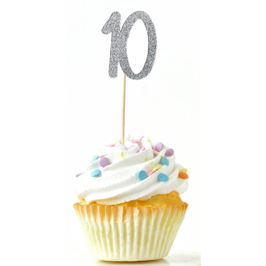 Happy 10th Birthday Edible Cake Topper