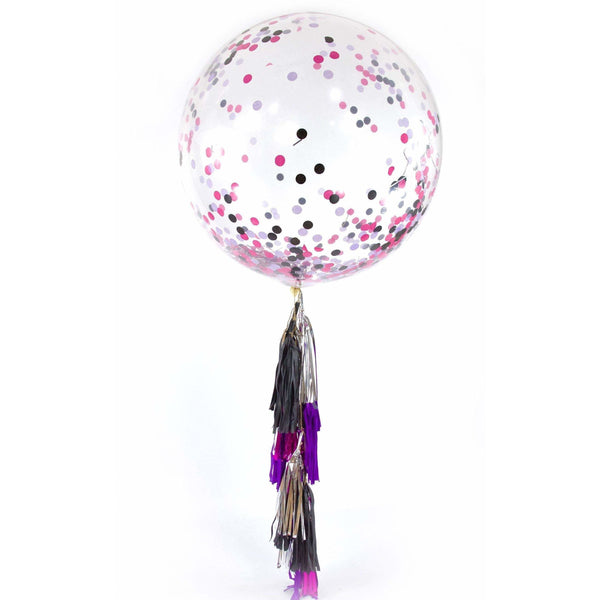 36” Bachelorette Bash Confetti Balloon, Decorative Balloons, Jamboree 