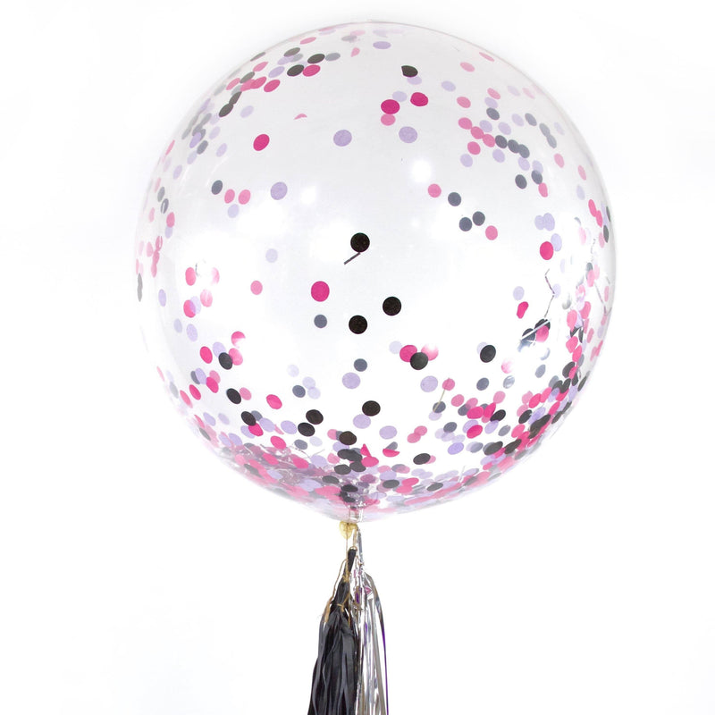 36” Bachelorette Bash Confetti Balloon, Decorative Balloons, Jamboree 