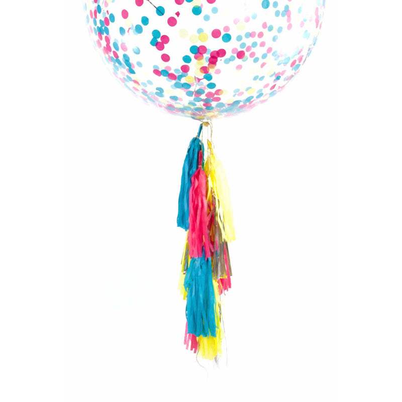 36” Confetti Cocktail Confetti Balloon, Decorative Balloons, Jamboree 