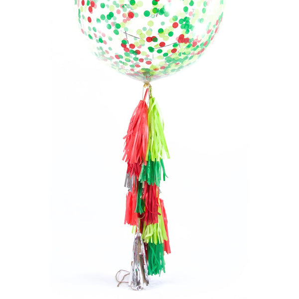 36" Dr. Seuss Christmas Confetti Balloon, Decorative Balloons, Jamboree 
