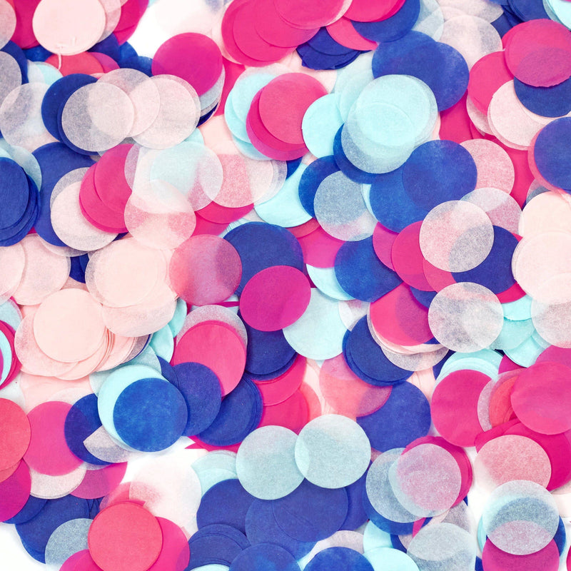 36” Gender Reveal Confetti Balloon, Decorative Balloons, Jamboree 