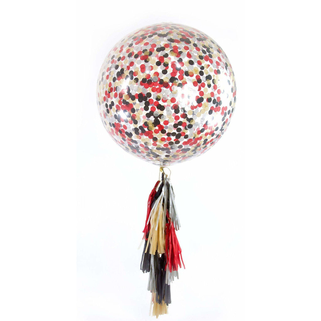  36 Viva La Fiesta Confetti Balloon with Tassel Tail : Handmade  Products
