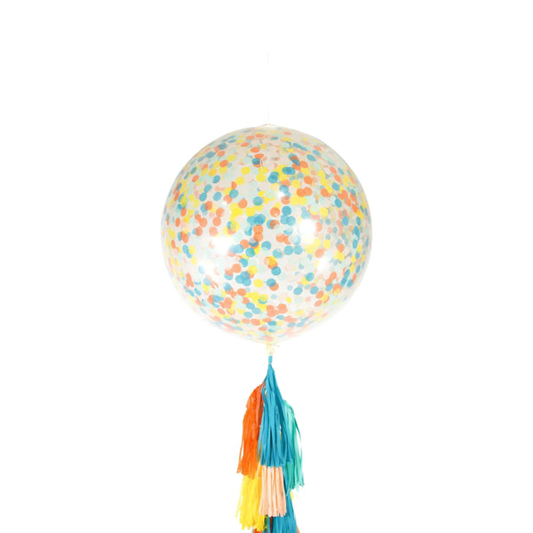 36” Retro Carousel Confetti Balloon, Decorative Balloons, Jamboree 