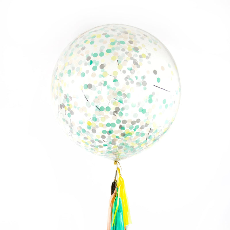 36” Sherbert Confetti Balloon, Decorative Balloons, Jamboree 