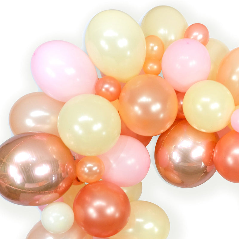Giant Balloon Garland Kit - Pink Rose Gold Peach  CreamGiant Balloon Arch -“Blushing Peony" XL Girl Party Prop, Bridal, Wedding, , Jamboree 