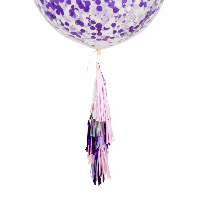 36" Sugar Plum Confetti Balloon, Decorative Balloons, Jamboree 