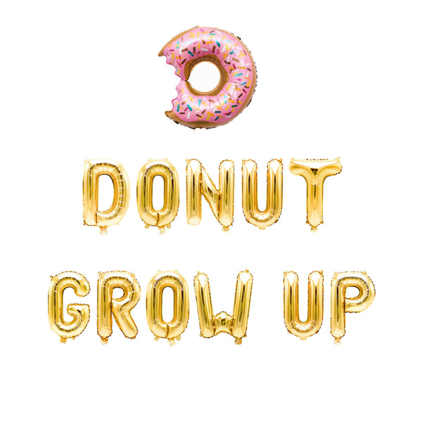 Donut Grow Up with Donut Balloon Banner, , Jamboree 
