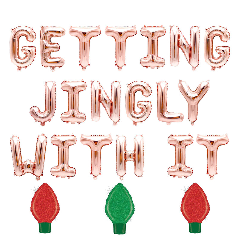 Getting Jingly With It Balloon Banner, , Jamboree 