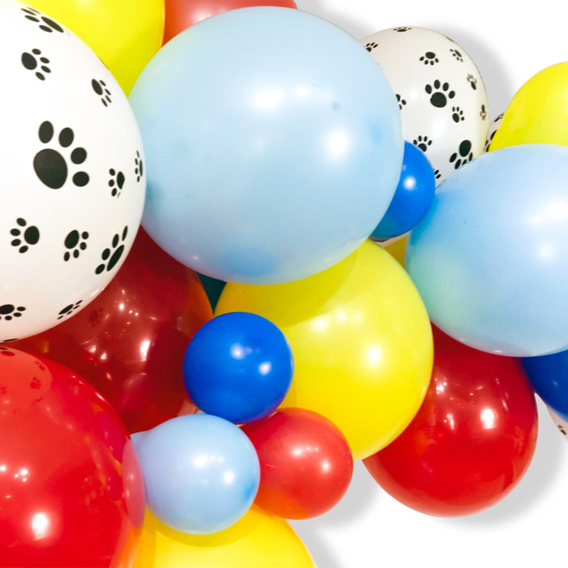  Paw Party Balloons Paw Print Latex Balloons for