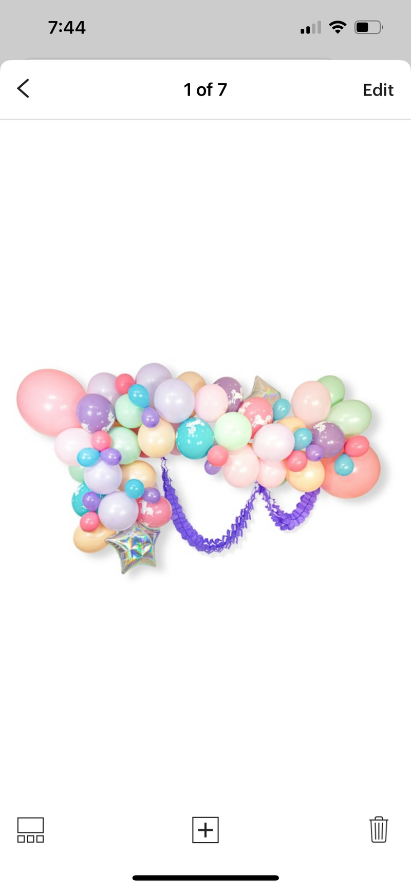 Giant Balloon Garland Kit - Pink Mint Lavender Peach Giant Balloon Arch - “Mythical Tales” XL Girl Party Prop, Unicorn Theme