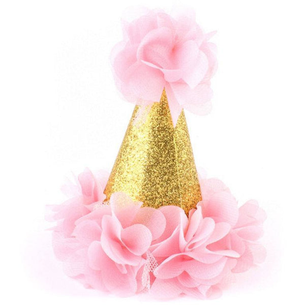 Pink Mini First Birthday Photoshoot Hat, Party Hats & Sashes, Jamboree 